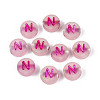 Luminous Frosted Acrylic Beads FACR-T008-02N-1