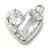 Brass Micro Pave Cubic Zirconia Pendants LS-ZIRC-P113-05P-1