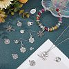 150Pcs 15 Style Tibetan Style Alloy Pendants TIBEP-FH0001-13-2