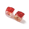 Baking Paint Handmade Gold Sand Lampwork Beads LAMP-P072-01A-08-2