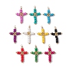 Glass Seed Beads Pendants PALLOY-MZ00378-1