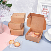 Foldable Creative Kraft Paper Box CON-WH0077-14A-6