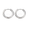 Tarnish Resistant 202 Stainless Steel Huggie Hoop Earrings EJEW-O087-06F-P-01-1