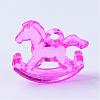 Transparent Acrylic Pendants TACR-S132-20-2