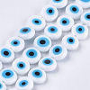 Handmade Evil Eye Lampwork Beads Strands LAMP-S191-02C-M-3