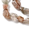 Natural Rutilated Quartz Beads Strands G-P497-01C-19-4