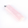 Rectangle Natural Rose Quartz Big Pendants G-R275-325-2