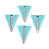 Opaque Resin & Wood Pendants RESI-T057-43A-1