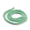 Electroplate Opaque Solid Color Glass Beads Strands EGLA-A044-P6mm-L14-3