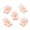 Opaque Resin Cabochons RESI-G042-B01-B-1