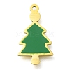 Christmas Themed Ion Plating(IP) 304 Stainless Steel Enamel Pendants STAS-B075-36G-03-1