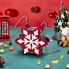 DIY Christmas Mini Snowflake Purse Making Finding Kit DIY-WH0410-90A-5