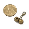 Brass Bell Pendant Decorations HJEW-JM02457-3