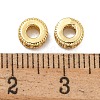 Rack Plating Brass Micro Pave Cubic Zirconia Beads KK-U030-30G-04-2