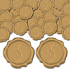 CRASPIRE Adhesive Wax Seal Stickers DIY-CP0009-12H-1
