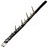Punk Rock Style Alloy Spiked Cone Rivet Imitation Leather Chocker Necklaces NJEW-WH20011-10P-01-7