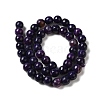 Dyed & Heated Natural Banded Agate Beads Strands G-P539-F01-01-3