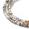 Gradient Color Electroplate Glass Bead Strands GLAA-E042-05-B05-4