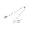 Anti-Tarnish 925 Sterling Silver Chain Extenders STER-N016-02K-2