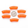 Transparent Crackle Acrylic Beads CACR-S009-001B-N84-3