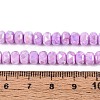 Anti-Tarnish Electroplate Glass Beads Strands GLAA-T025-6mm-11D-2