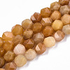 Natural Topaz Jade Beads Strands G-S368-017B-1