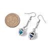 Glass Seed Beads Dangle Earrings EJEW-MZ00350-01-3