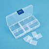 Rectangle Plastic Bead Storage Containers CON-PH0001-14-WH-3