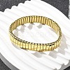 Rectangle 304 Stainless Steel Stretch Bracelets for Women Men BJEW-U021-01G-01-2