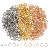 1200Pcs 12 Styles 304 Stainless Steel Open Jump Rings STAS-ME0001-75-1
