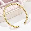 Texture 304 Stainless Steel Bangles for Women BJEW-Z092-14G-4