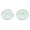 Transparent Resin Pendants RESI-N030-006E-3