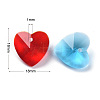 36Pcs 12 Colors Birthstone Charms Glass Pendants RGLA-ZZ0001-05-18mm-2