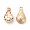 Faceted Glass Rhinestone Pendants FIND-G049-01G-04-1