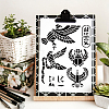 PET Hollow Out Drawing Painting Stencils DIY-WH0405-0042-7