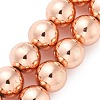 Synthetic Magnetic Hematite Beads Strands G-M095-B01-01RG-1
