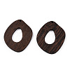 Natural Wenge Wood Pendants WOOD-T023-59-2