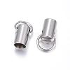 Tarnish Resistant 201 Stainless Steel Cord Ends STAS-E120-02-6mm-2