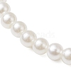 ABS Plastic Imitation Pearl Round Beads Stretch Bracelets BJEW-JB11869-01-4