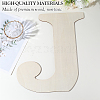 Letter Unfinished MDF Sheets WOOD-WH20012-008J-7