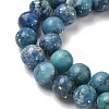 Dyed Natural Dolomite Beads Strands G-D337-8mm-D06-4