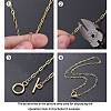 304 Stainless Steel Paperclip Chains CHS-CJC0001-03G-7