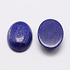 Dyed Oval Natural Lapis Lazuli Cabochons G-K020-20x15mm-02-2