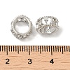 Rack Plating Brass Cubic Zirconia Beads KK-K349-06P-3