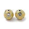 Platinum Alloy Enamel Beads FIND-E044-24P-1