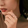 3pcs 3 styles Brass Adjustable Ring Findings FIND-FI0001-06G-7