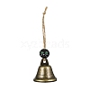 Halloween Iron Bell Hanging Ornaments HJEW-JM02444-1