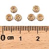Rack Plating Brass Crystal Rhinestone Rondelle Space Beads RB-D303-KCG-3