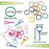 15Pcs Alloy Swivel Clasps FIND-TA0010-55-3