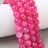 Dyed Natural Malaysia Jade Beads Strands G-G021-02C-24-5